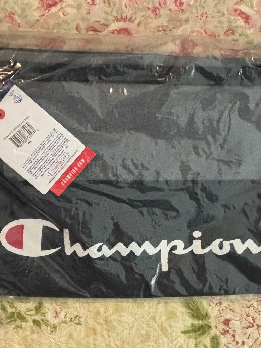 Champion Prologue Duffel Bag - Heather Grey & Black OS NWT